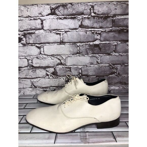 J. LINDEBERG Ivory Leather Plain Toe Derby Oxford Dress Shoes Men Sz 10M US/43EU main image 15